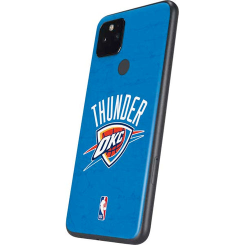 NBA OKC Thunder Distressed Google Pixel 5 Skin